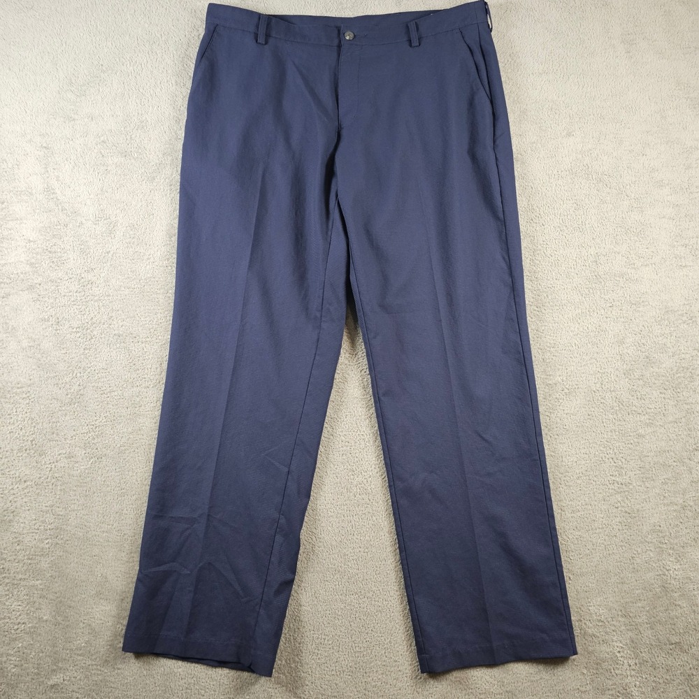 Adidas ClimaCool Mens Golf Pants Navy Blue 38x32 Straight Leg Performance‎